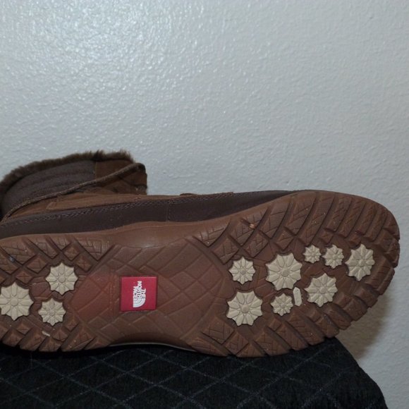 8.5 North Face Boots Waterproof Brown Women’s - Picture 4 of 8